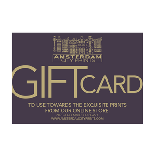 Amsterdam City Prints GIFT CARDS