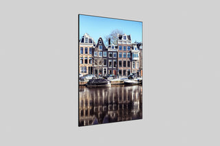 Acrylic Print with Slimline Case [Winter Frozen Canal]